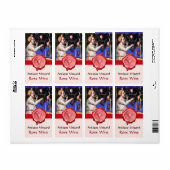 旧葡萄ブドウ収穫用バラワックスシール ラベル (フルシート)