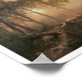 旧西シーン牛ドライブヴィンテージアートポスター ポスター (角)