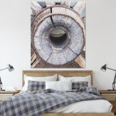 旧西ワゴン素朴ホイール キャンバスプリント (インサイチュ (寝室))