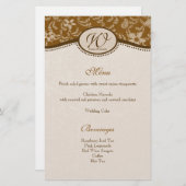 旧西ヴィンテージスタイルメニュー (正面/裏面)