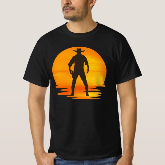 旧西部ガンマン Tシャツ (正面)