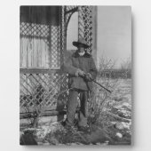 旧西部時代のカウボーイ牧場主またはカナダの無法者 フォトプラーク (正面)