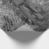 旧西部時代のカウボーイ牧場主またはカナダの無法者 ラッピングペーパー (角)