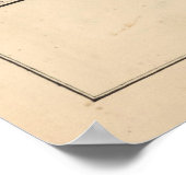 旧読PAの地図(1877) ポスター (角)