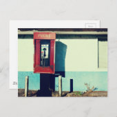 旧赤電話ボックス ポストカード (正面/裏面)