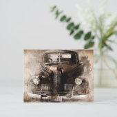 旧車ヴィンテージ ポストカード (スタンド正面)