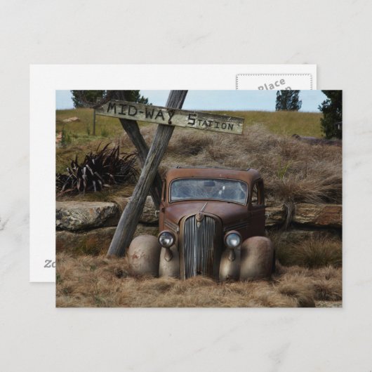 旧車 ポストカード (正面/裏面)