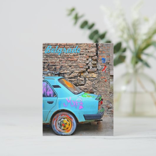 旧車 ポストカード (スタンド正面)