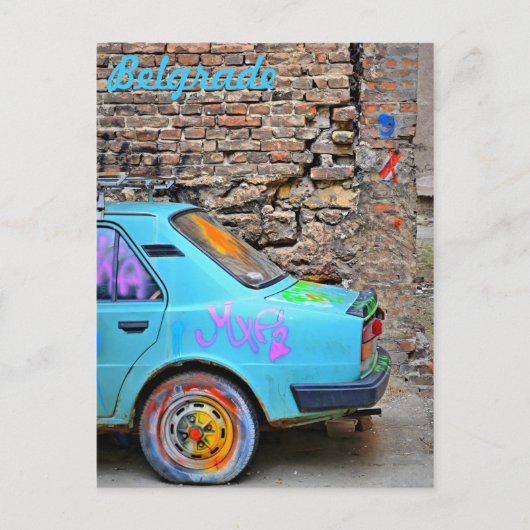 旧車 ポストカード (正面)