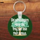 旧遺伝学者が死ぬことはない キーホルダー (正面)
