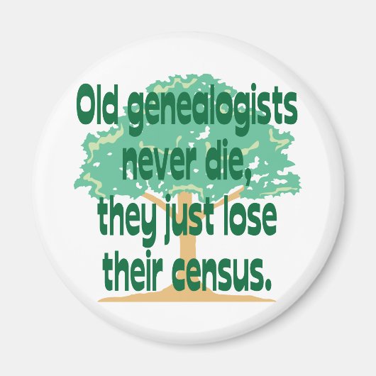 旧遺伝学者が死ぬことはない マグネット (正面)