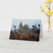 旧邸宅 カード (黄色い花)