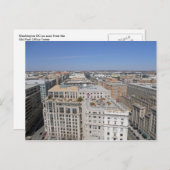 旧郵便局タワー001からのワシントンDC ポストカード (正面/裏面)