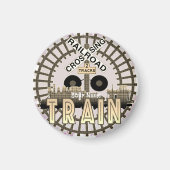 旧鉄道列車 マグネット (正面)