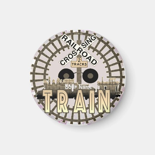 旧鉄道列車 マグネット (正面)