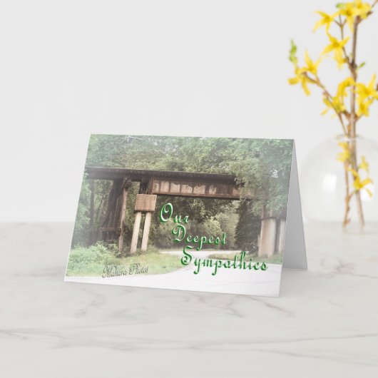 旧鉄道架台S 81-z カード (黄色い花)