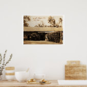 旧長谷川店 ポスター (キッチン)