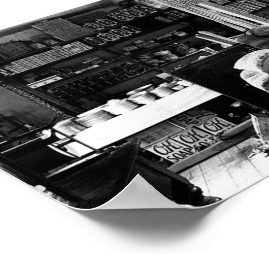 旧雑貨店 ポスター (角)