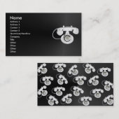 旧電話プロファイルカード 名刺 (正面/裏面)