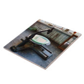 旧顕微ファッションド鏡 タイル (側面)