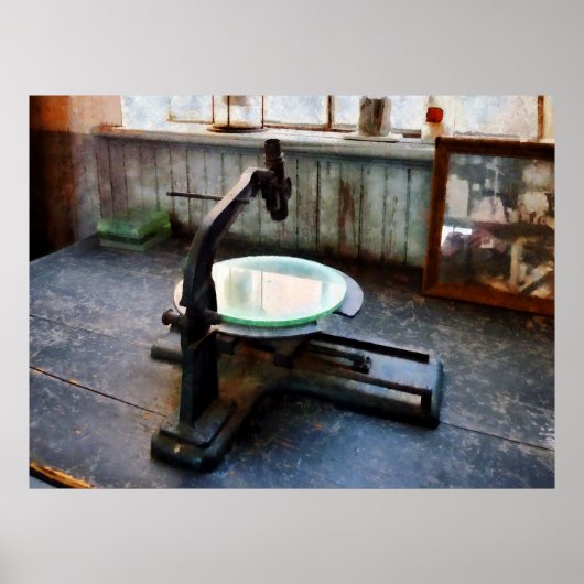 旧顕微ファッションド鏡 ポスター (正面)