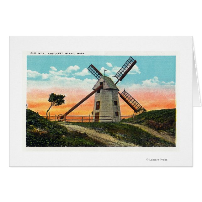 旧風車図 (正面横)