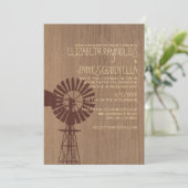 旧風車結婚式招待状 招待状 (スタンド正面)