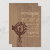 旧風車結婚式招待状 招待状 (正面/裏面)