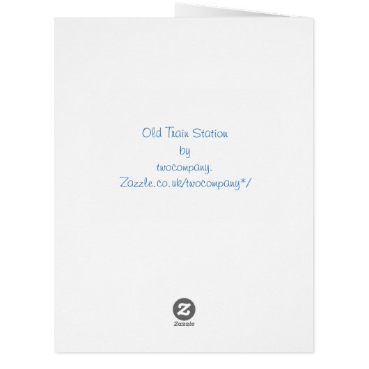 旧駅カード (裏面)