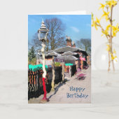 旧駅 カード (黄色い花)