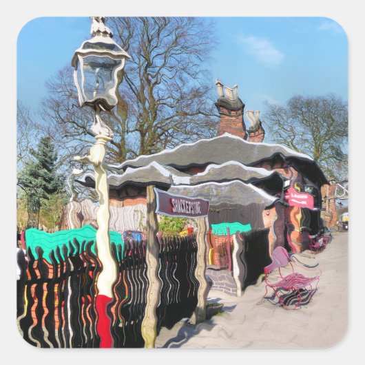 旧駅 スクエアシール (正面)