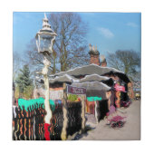 旧駅 タイル (正面)