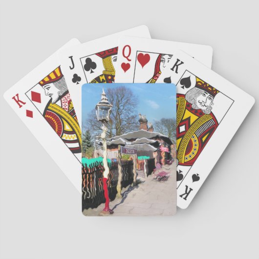 旧駅 トランプ (裏面)