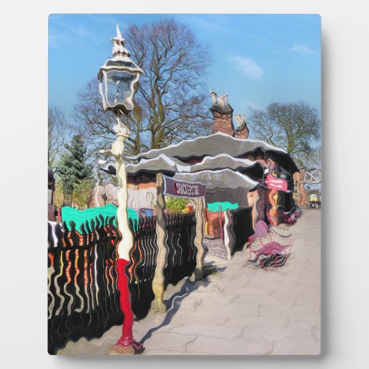 旧駅 フォトプラーク (正面)