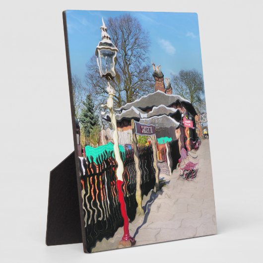 旧駅 フォトプラーク (側面)