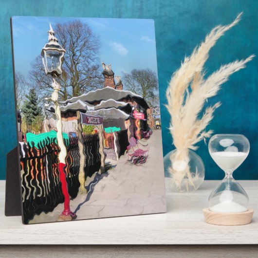 旧駅 フォトプラーク (側面)