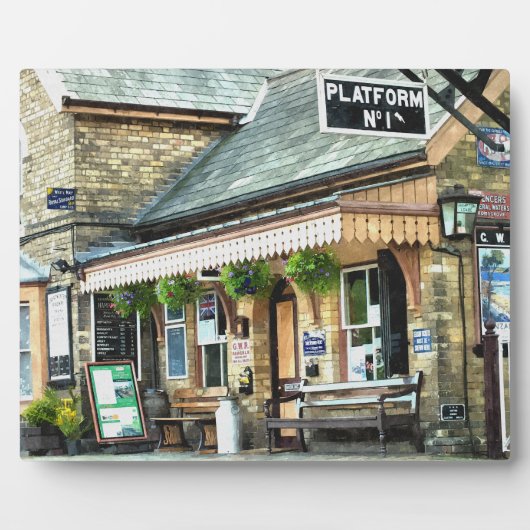 旧駅 フォトプラーク (正面)