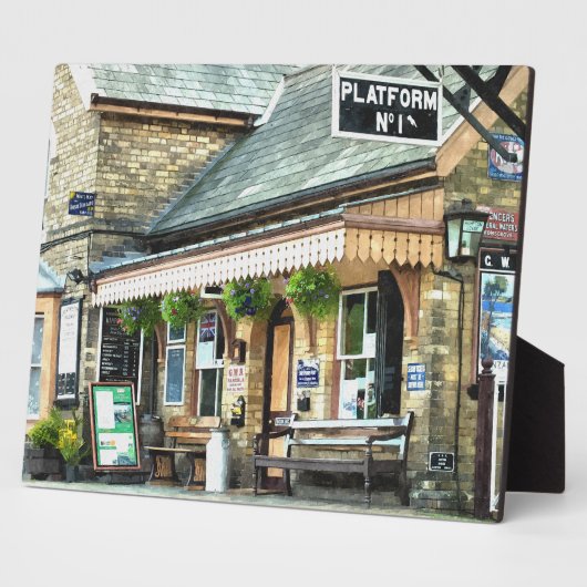 旧駅 フォトプラーク (側面)