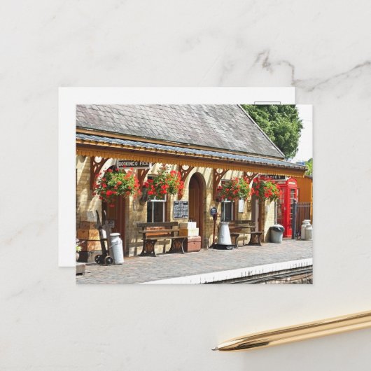 旧駅 ポストカード (正面/裏面インサイチュ)