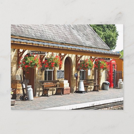 旧駅 ポストカード (正面)