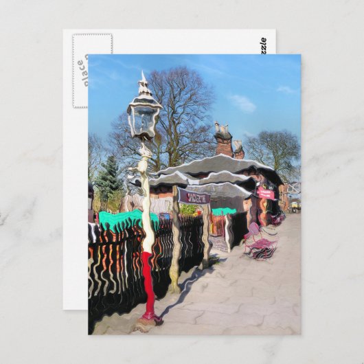 旧駅 ポストカード (正面/裏面)