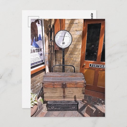 旧駅 ポストカード (正面/裏面)