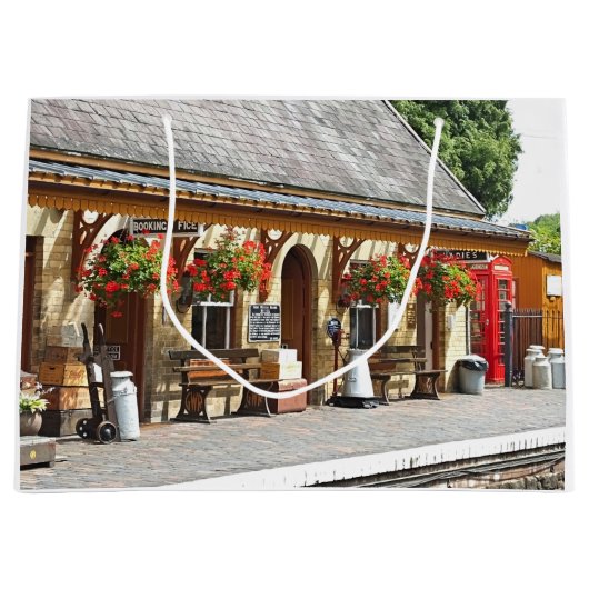 旧駅 ラージペーパーバッグ (正面)