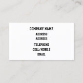 旧駅 名刺 (裏面)