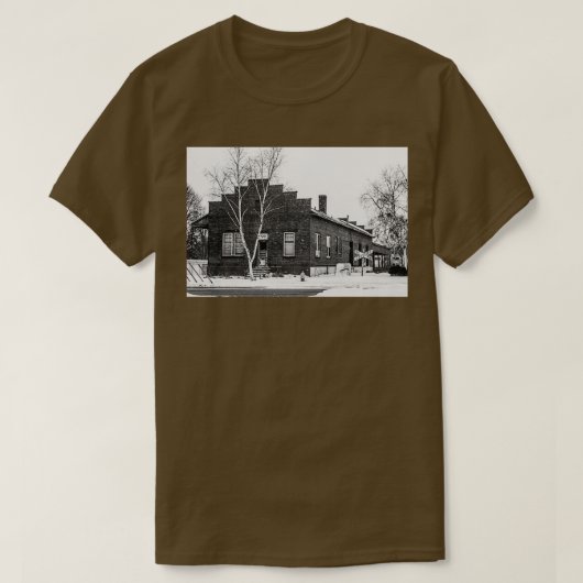 旧駅 Tシャツ (デザイン正面)