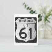 旧高速道路61標識 ポストカード (スタンド正面)