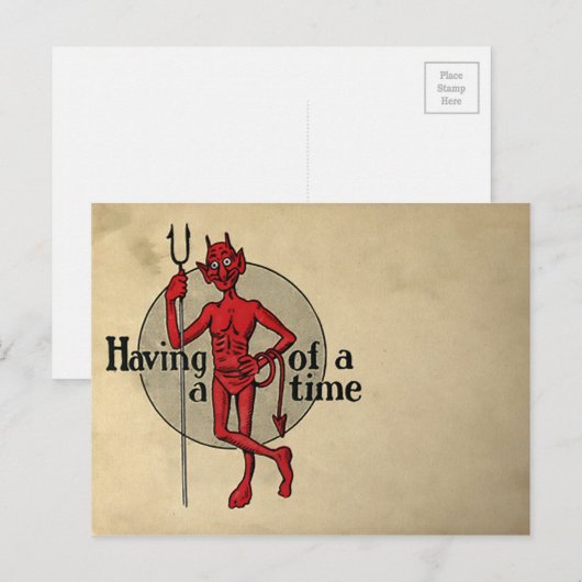 旧鬼はがき ポストカード (正面/裏面)