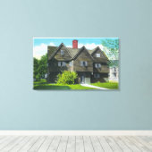 旧魔女の家の外観 キャンバスプリント (インサイチュ (ウッドフロア))