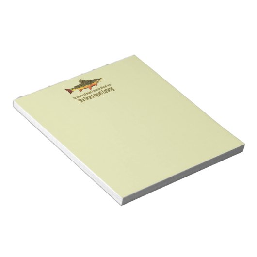 旧魚釣りことわざ ノートパッド (アングル)