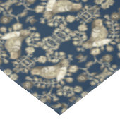 旧鳥柳スタイルネービーブルーテーブルクロス テーブルクロス (アングル)